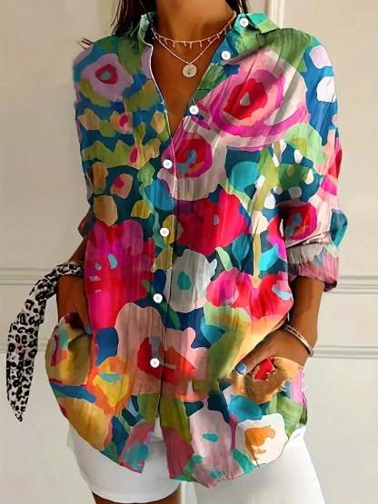 Donnabelle™ - Bluse mit Abstraktem Muster
