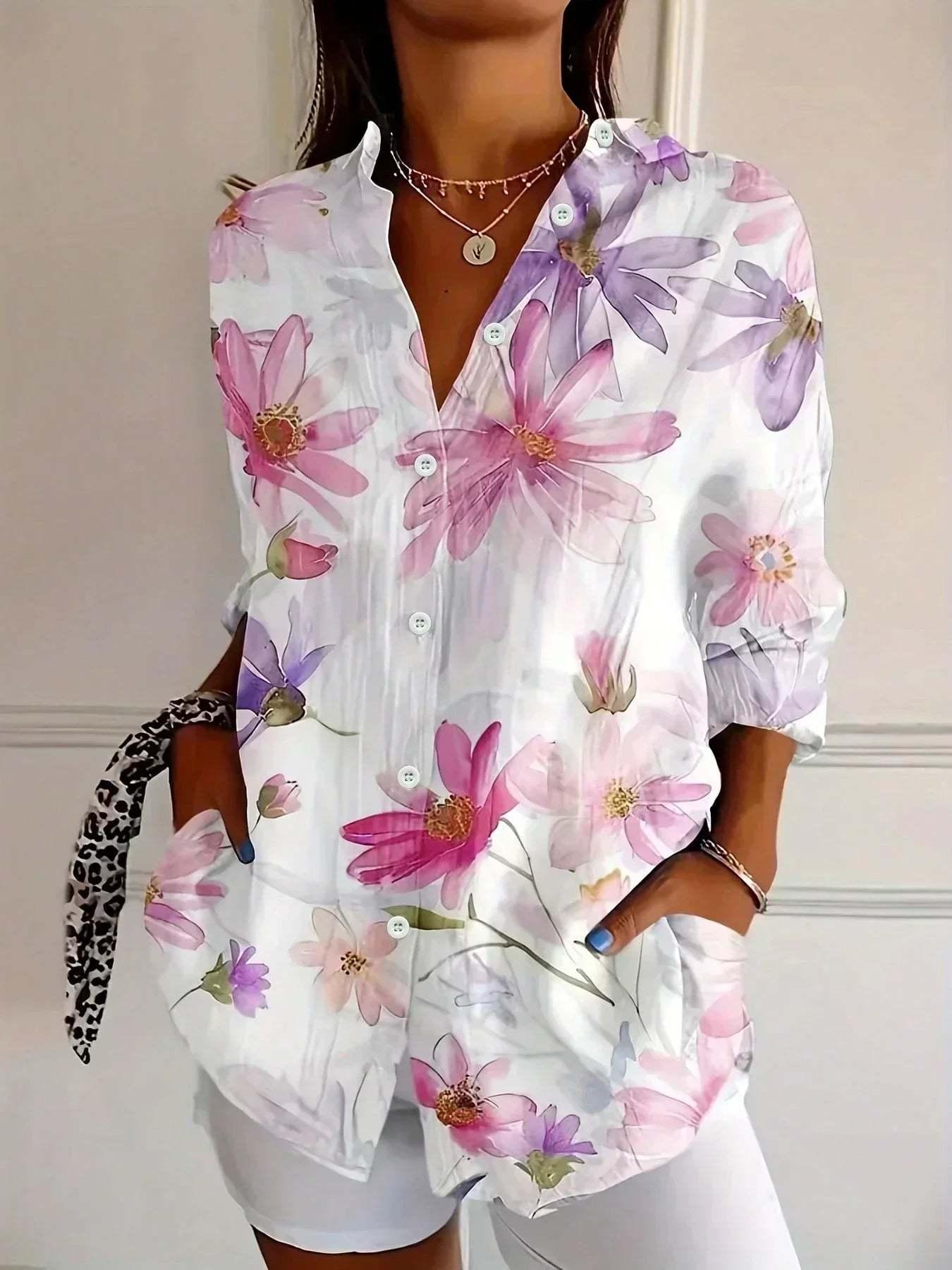 Donnabelle™ - Bluse mit Abstraktem Muster