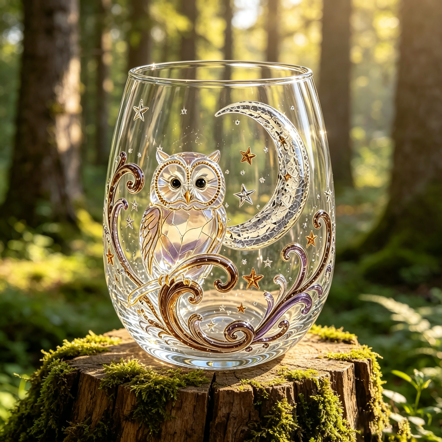 🔥 Letzter Tag: 49 % Rabatt – 🦌Handgefertigtes Trinkglas mit Tiermotiven
