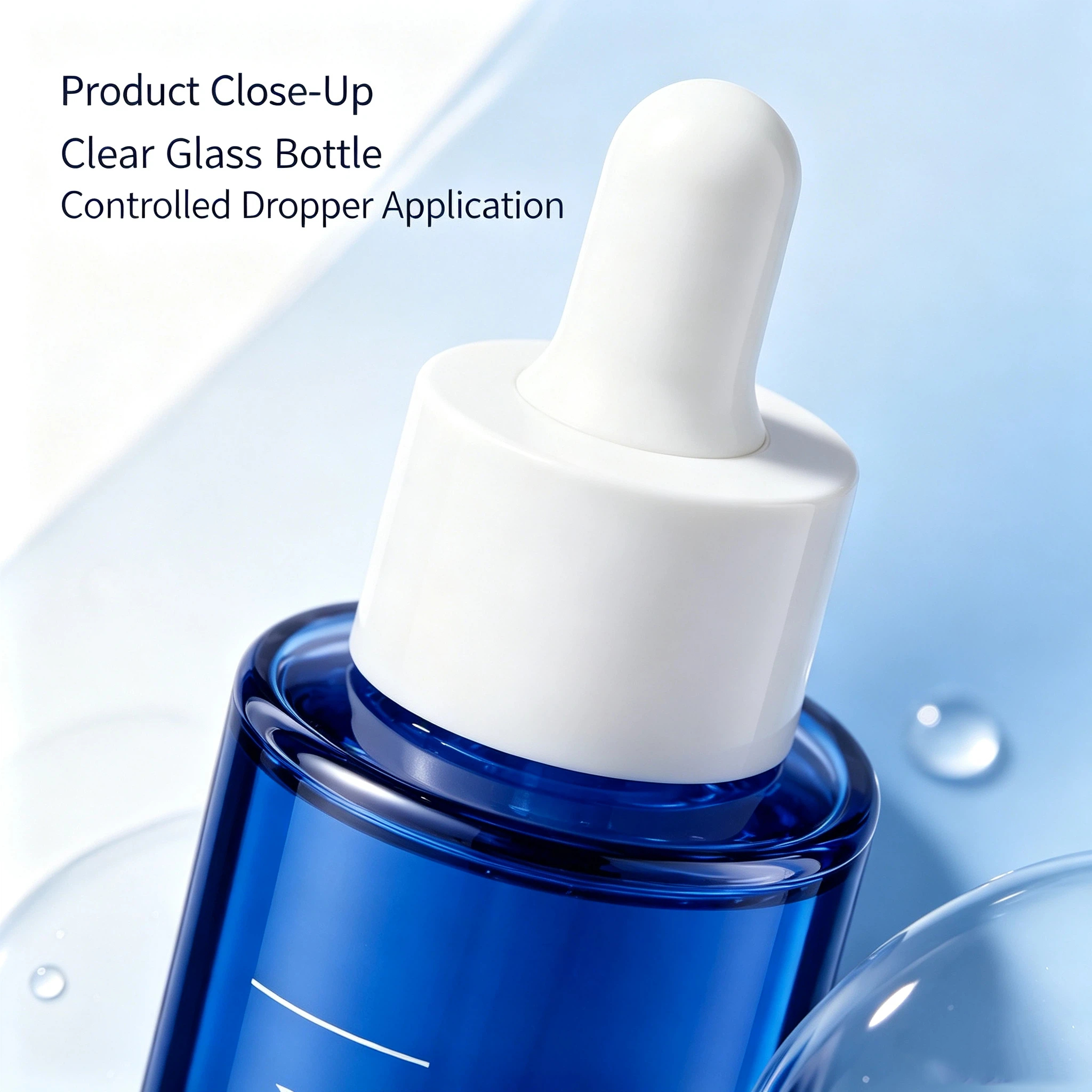 OEM Private Label Blue Peptide Glow Serum – Custom Skincare Manufacturing Service