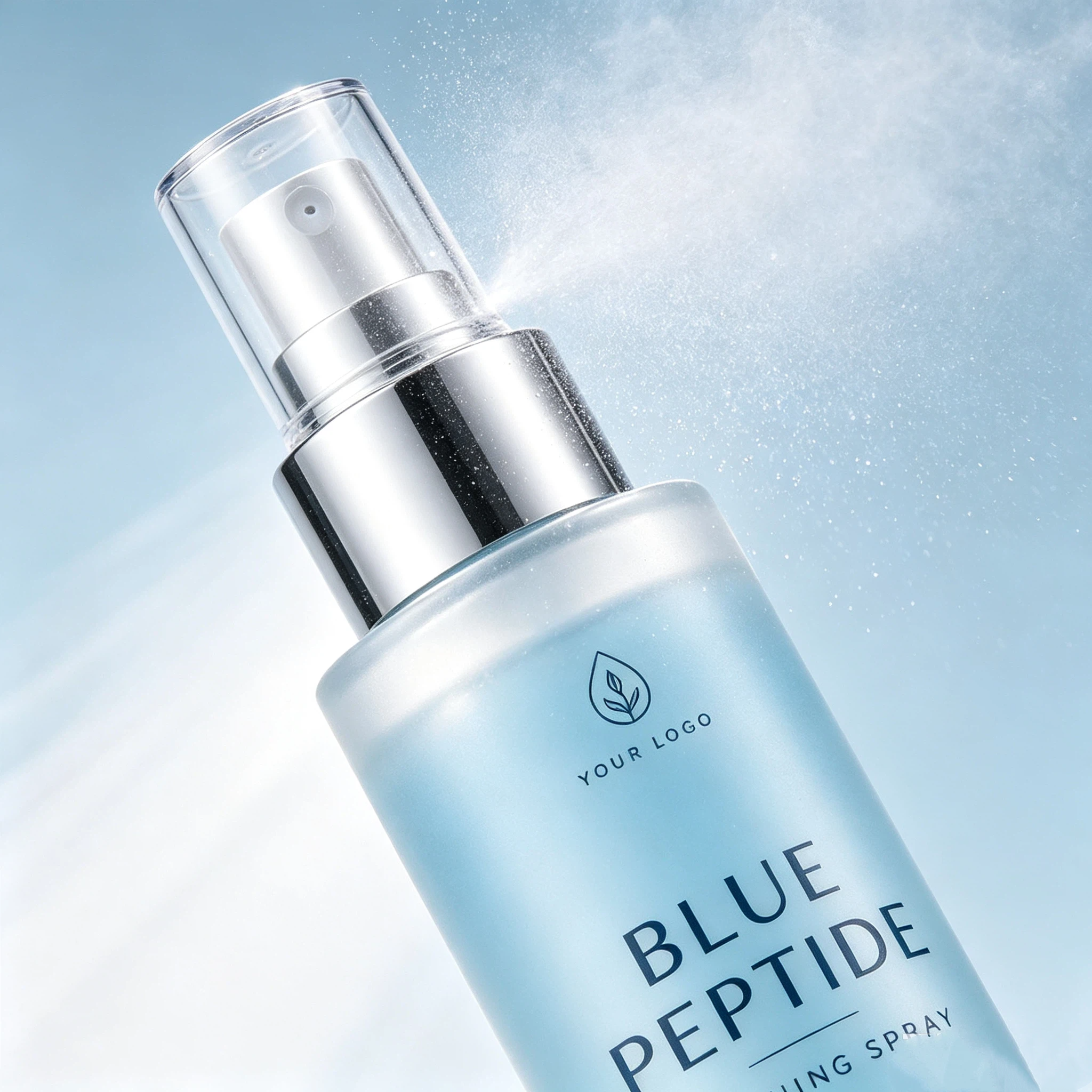 Private Label Blue Peptide Soothing Spray OEM/ODM | Custom Facial Mist Manufacturer