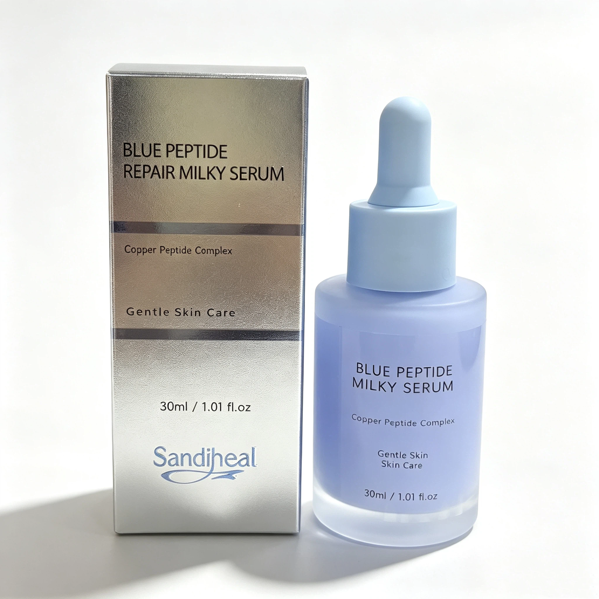 Blue Peptide Repair Milky Serum 30ml | Copper Peptide Complex Daily Facial Barrier Care Serum