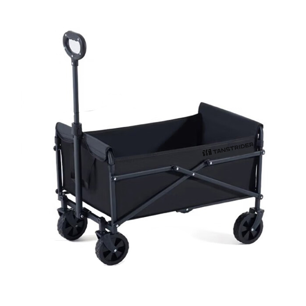 TXZ Heavy-Duty Collapsible Folding Camping Wagon with 10cm All-Terrain Wheels