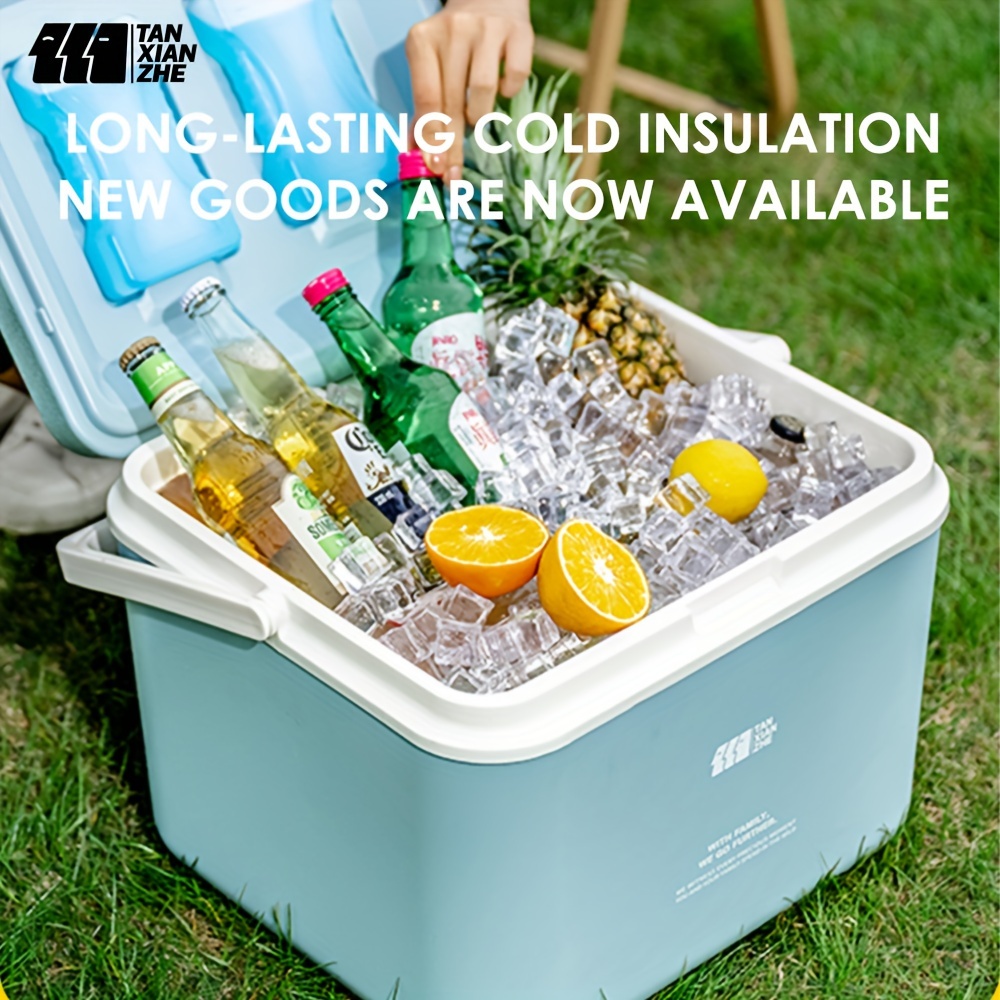 TXZ Portable Insulated Cooler Box with Ice Crystals (Hot & Cold Dual Use)