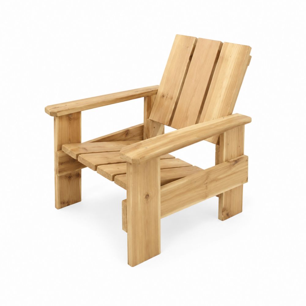 Holz Clubsessel für den Außenbereich 75x88x95 cm