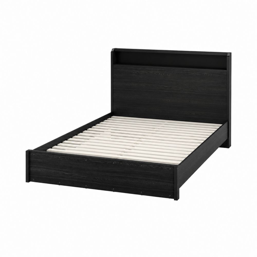 Bett Holz Schwarz 200x160 cm