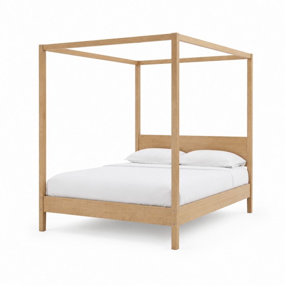 Himmelbett aus Eiche 200x160 cm