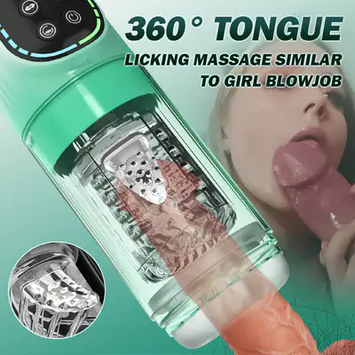 💥🔥Special launch of the Supreme Series -- Tongue Licking + Pumping Masturbator