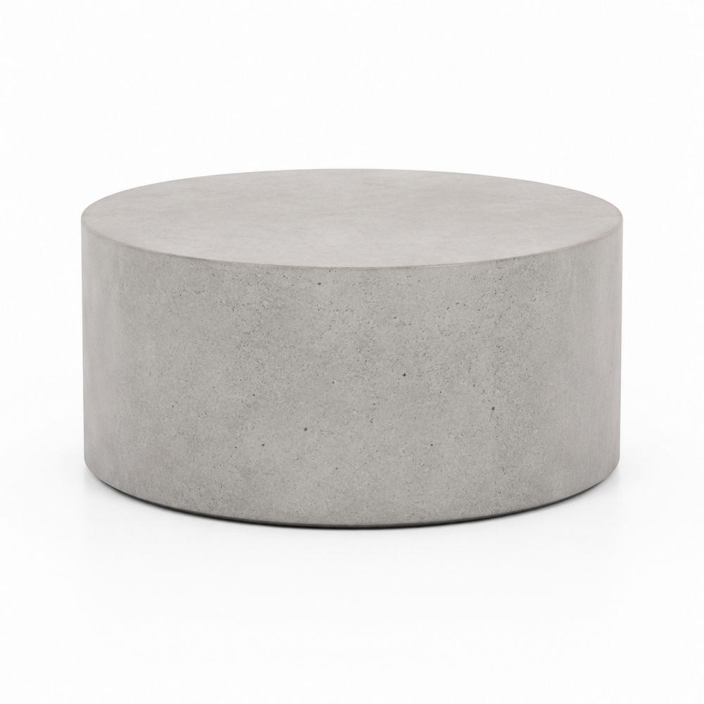Tavolino da caffè in calcestruzzo grigio