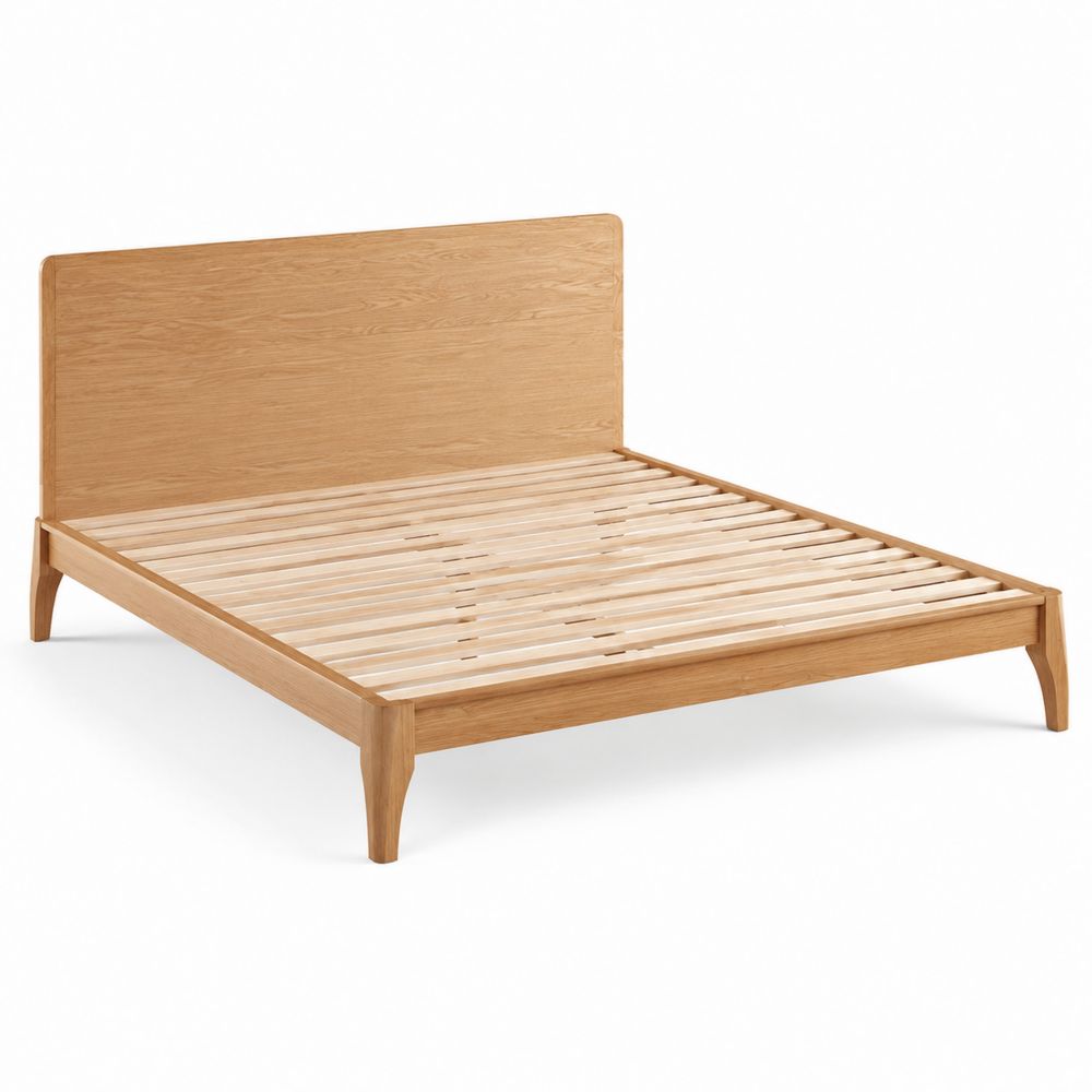 Letto in Legno di Quercia Massiccia 200x160 cm