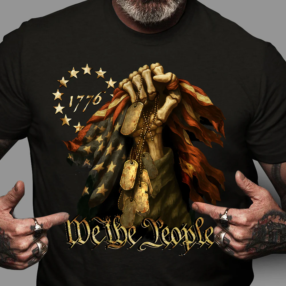 We The People - Bone Hand Shirt, 250th Birthday 1776-2026 Shirt