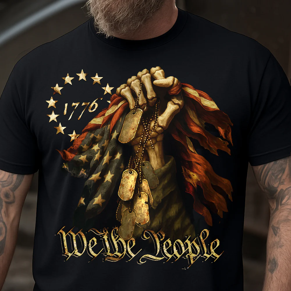 We The People - Bone Hand Shirt, 250th Birthday 1776-2026 Shirt