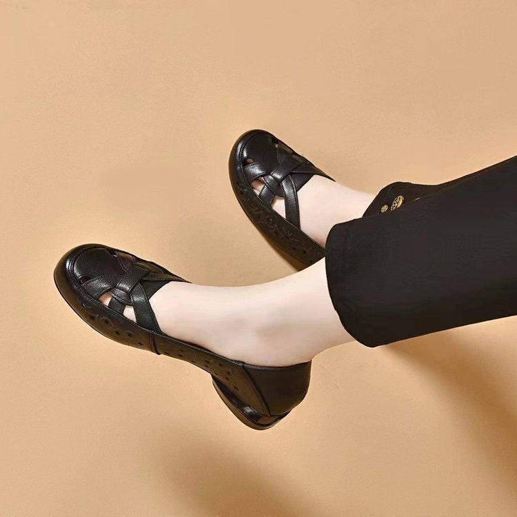 Aisling | Cut-Out Slip-On Loafers