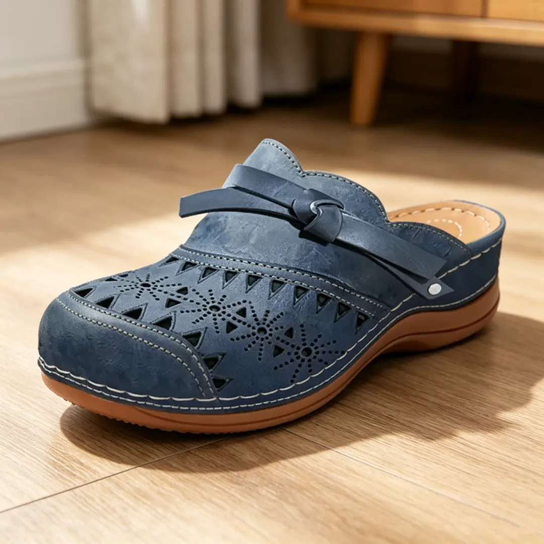 Last day 70% off-Women’s Bowknot Wedge Sandals – Arch Support & Everyday Comfort