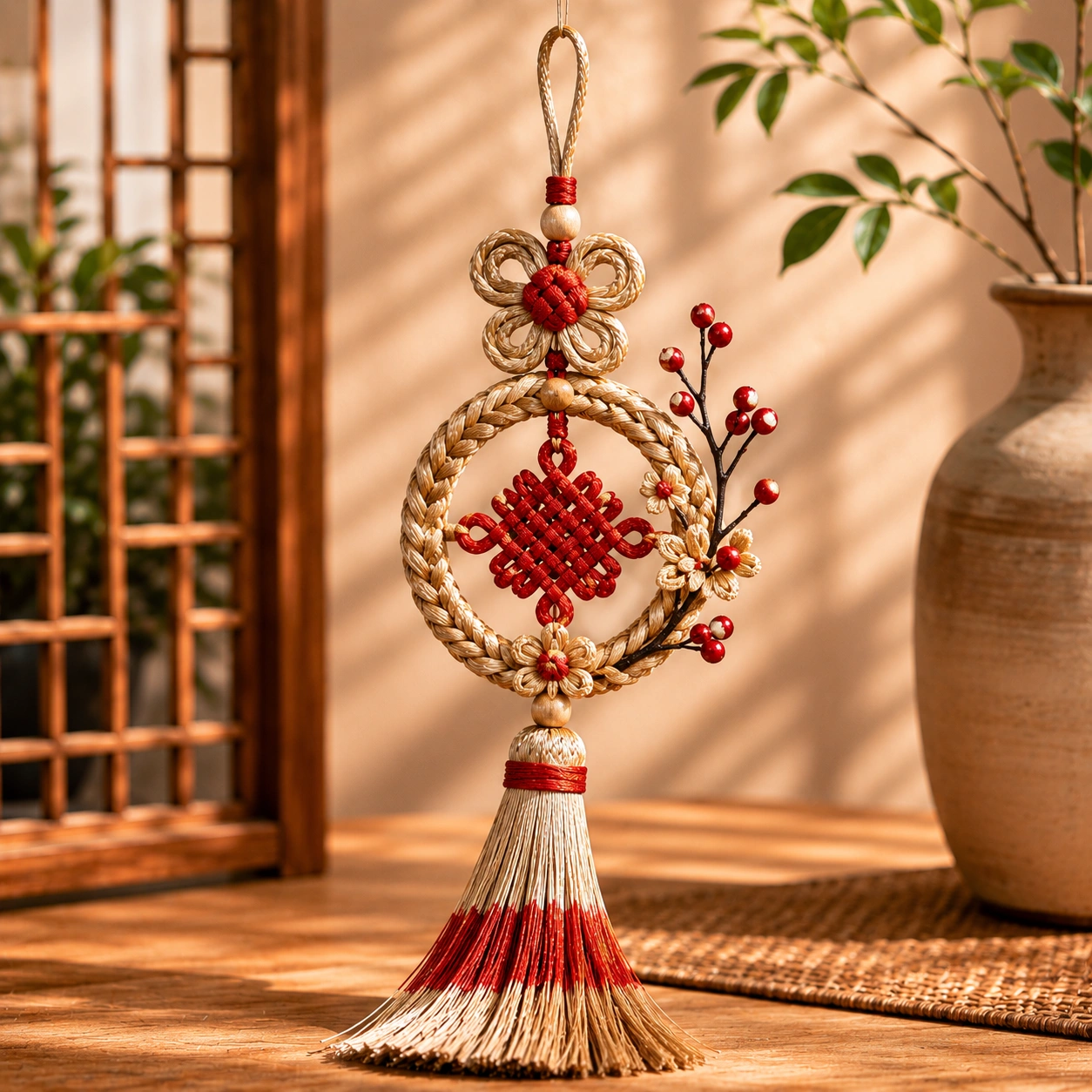 Colgante Decorativo Circular Estilo Oriental