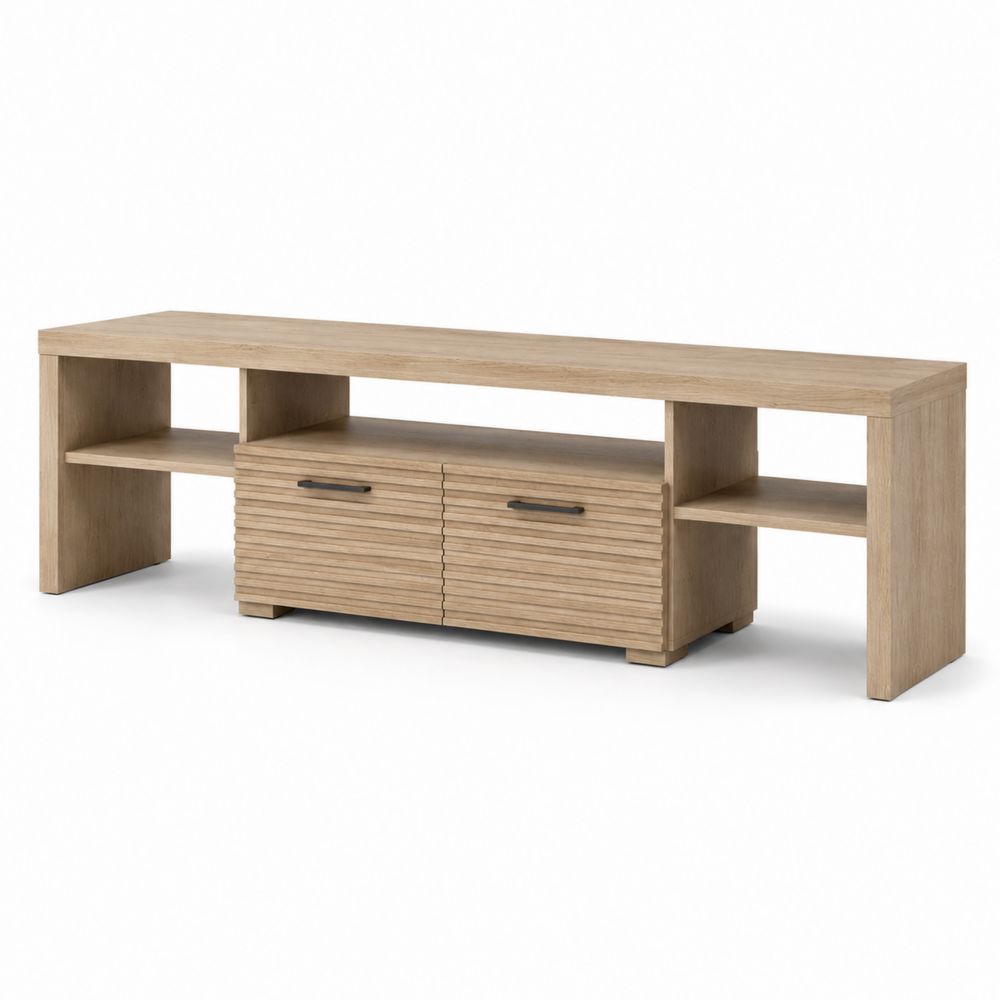 Mobile TV in legno MDF con ante e ripiani