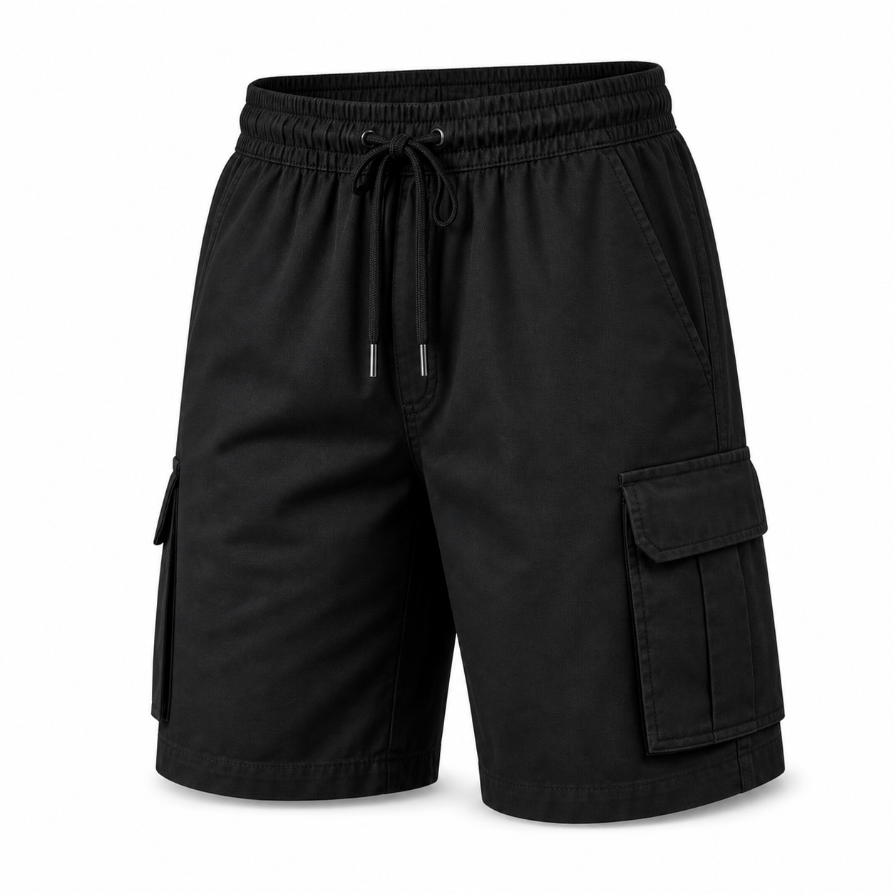 Tactical Black cargo shorts SKU image