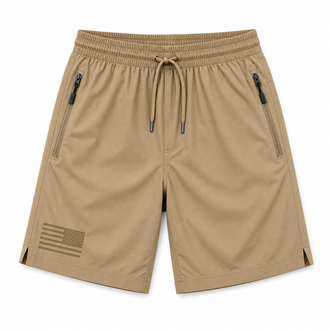 Khaki tactical shorts SKU image