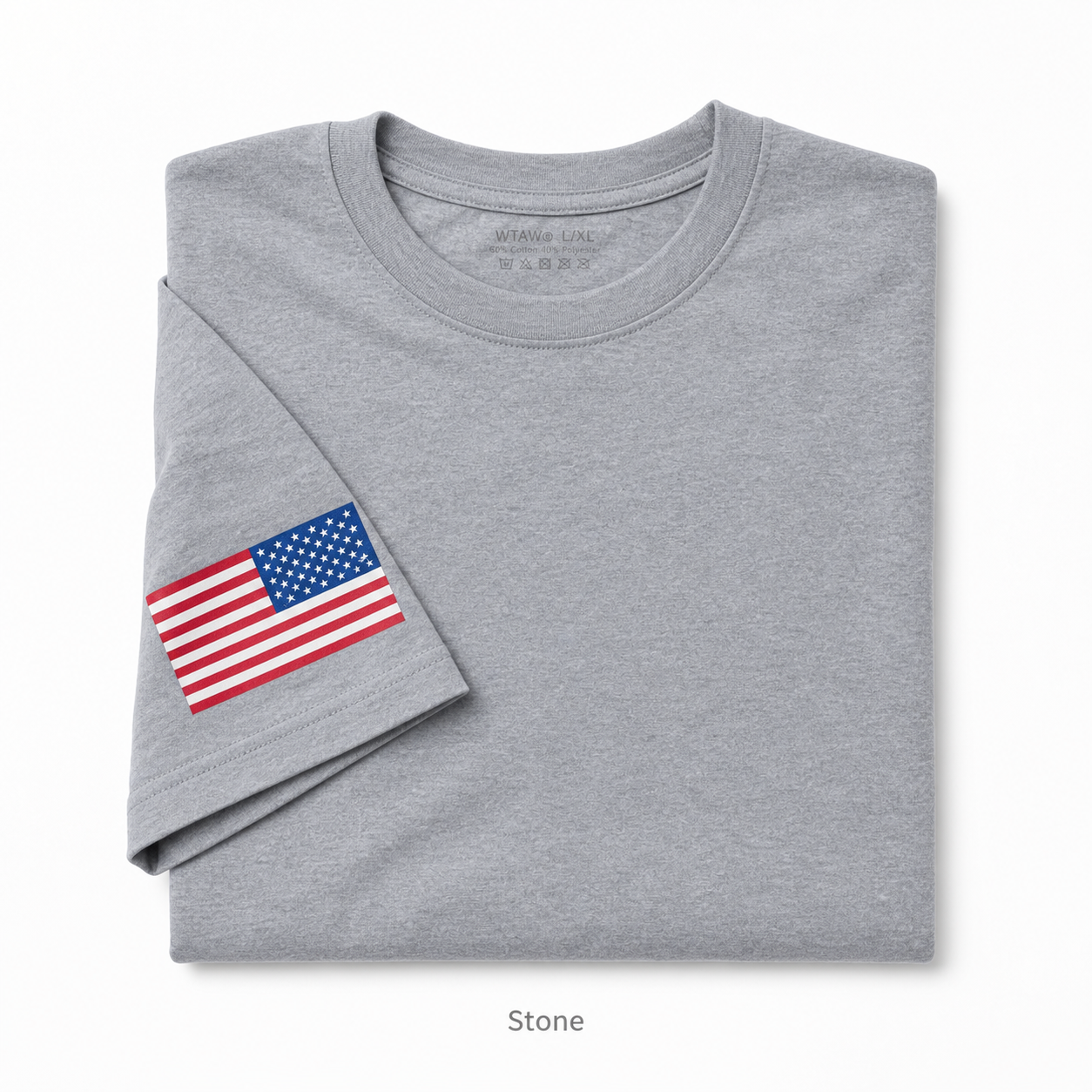 Stone flag sleeve work shirt SKU image