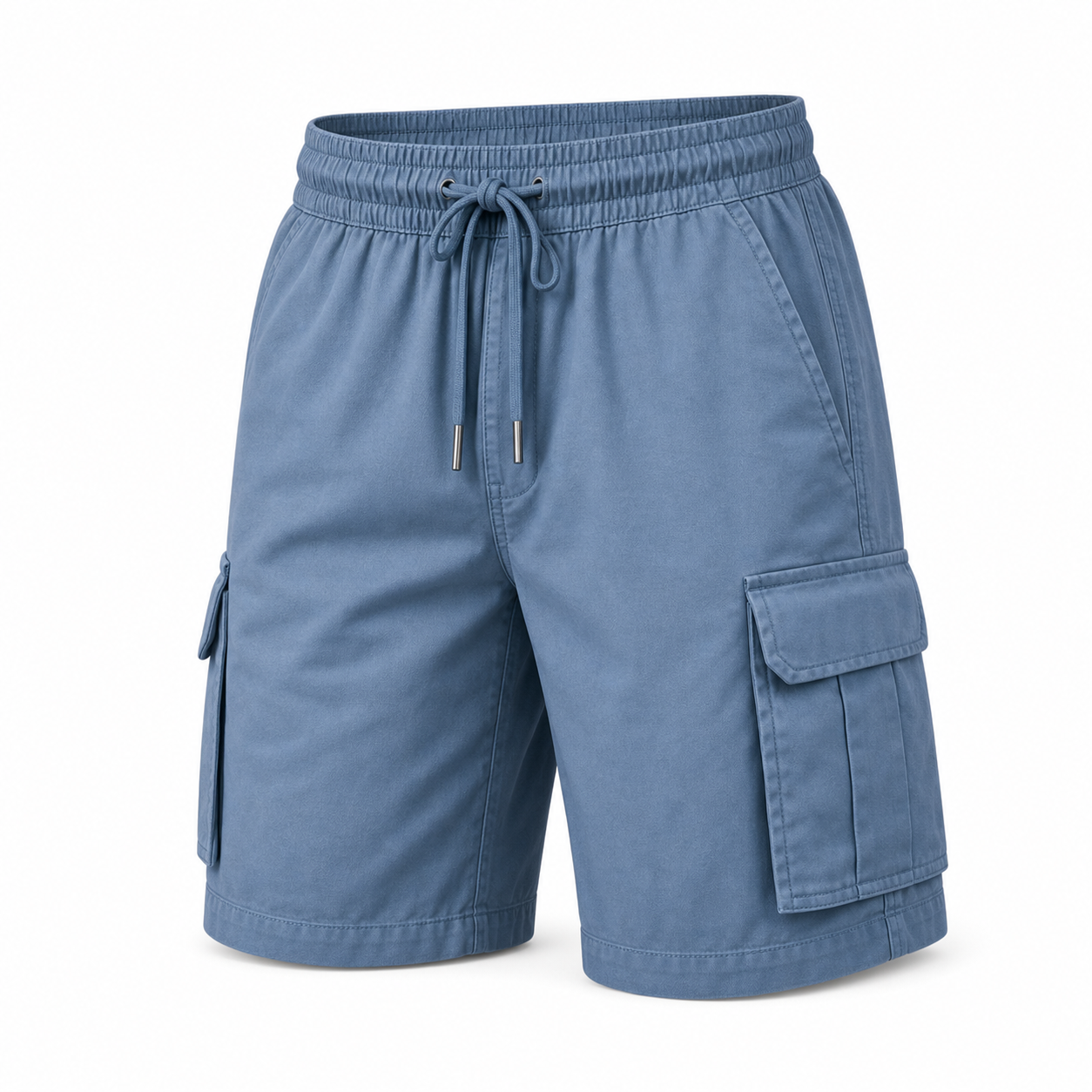 Dusty Slate Blue cargo shorts SKU image