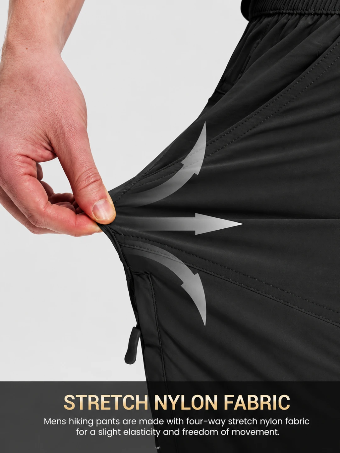 Supplemental hiking cargo pants stretch reference