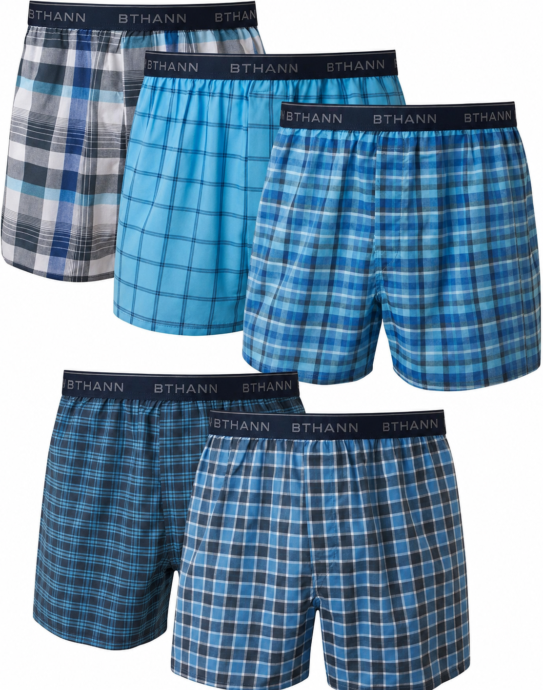 Men's Woven Boxer, 10-PACK / 5-PACK