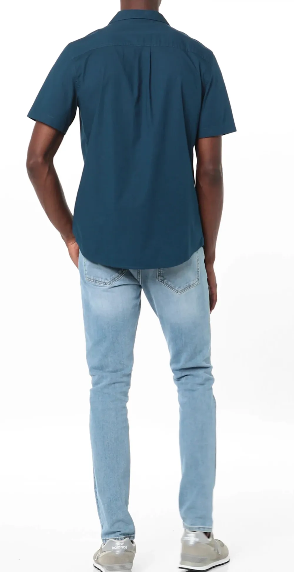 Men's Vacation Cotton Button-Down Short Sleeve Resort Shirt