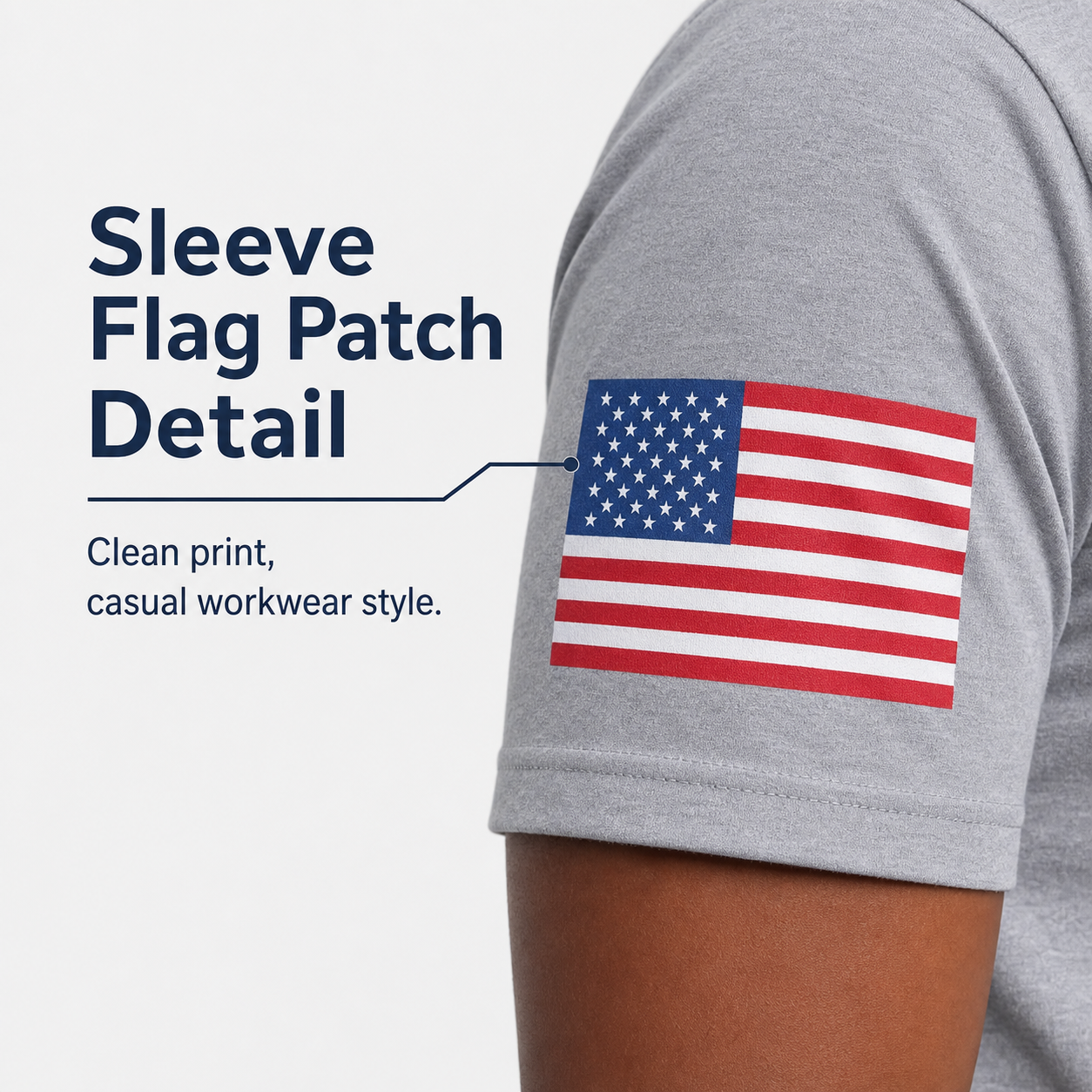 Sleeve flag patch detail image