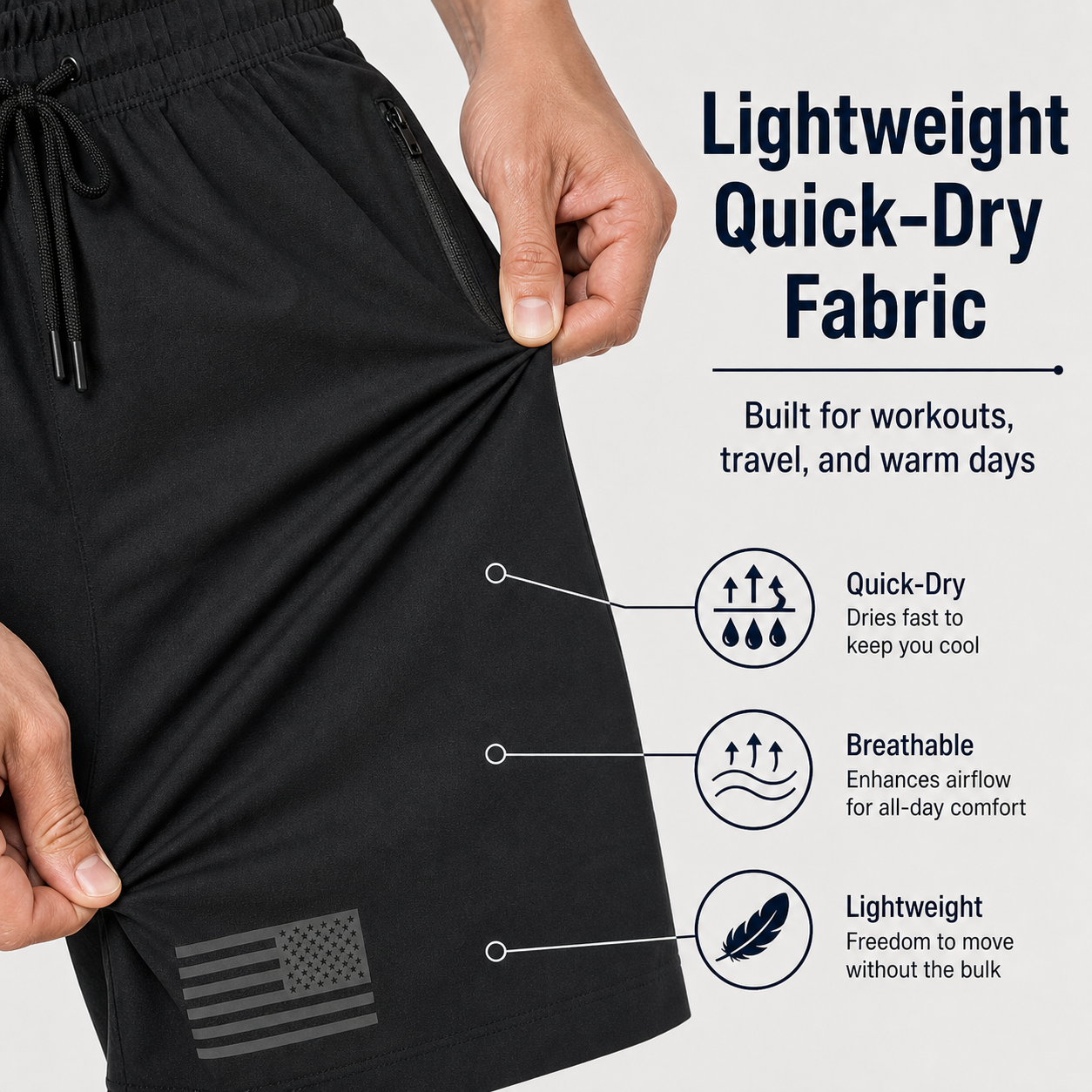 AI detail lightweight quick-dry fabric