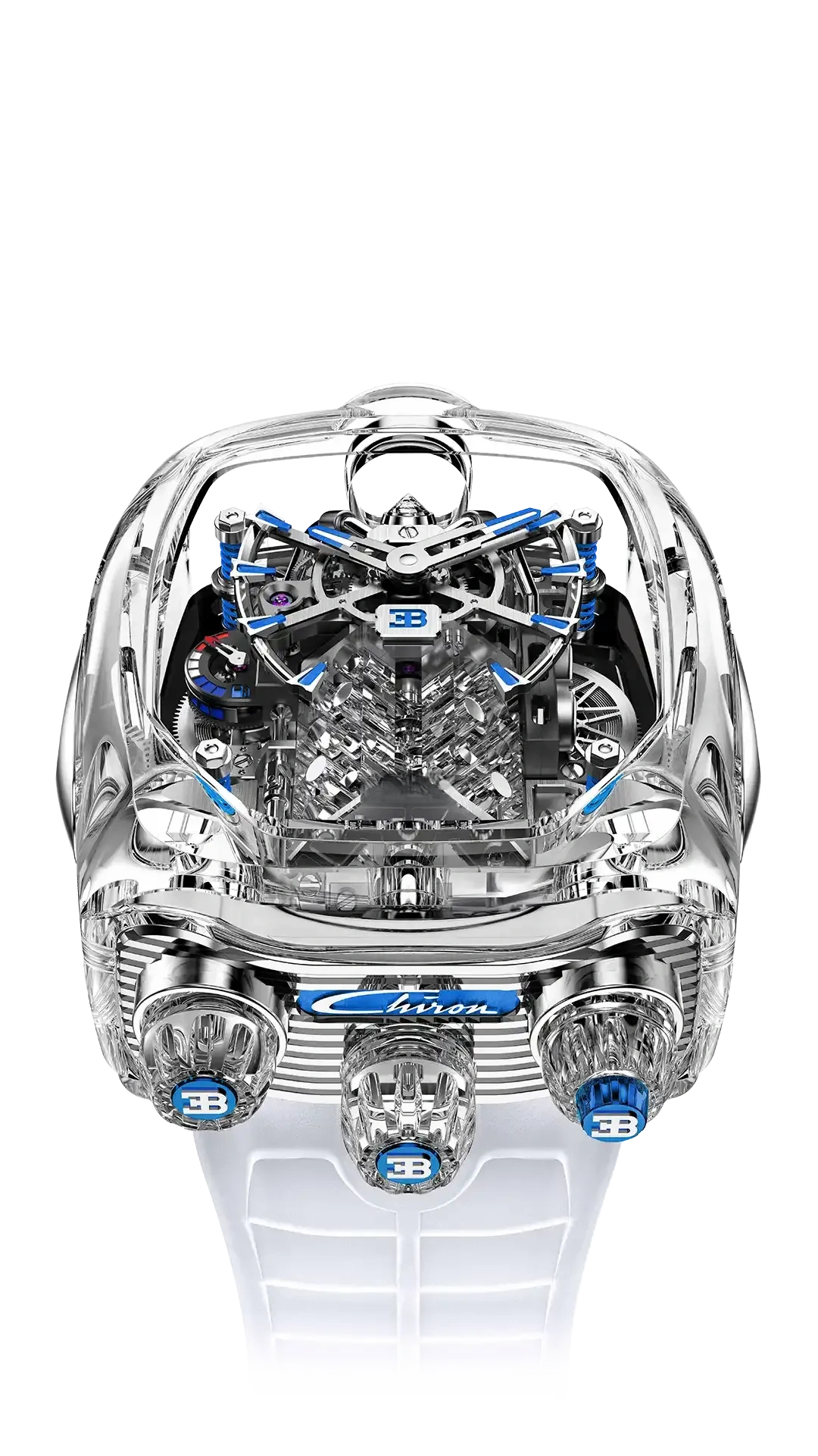 Bugatti Chiron Tourbillon Sapphire Crystal |  Clear