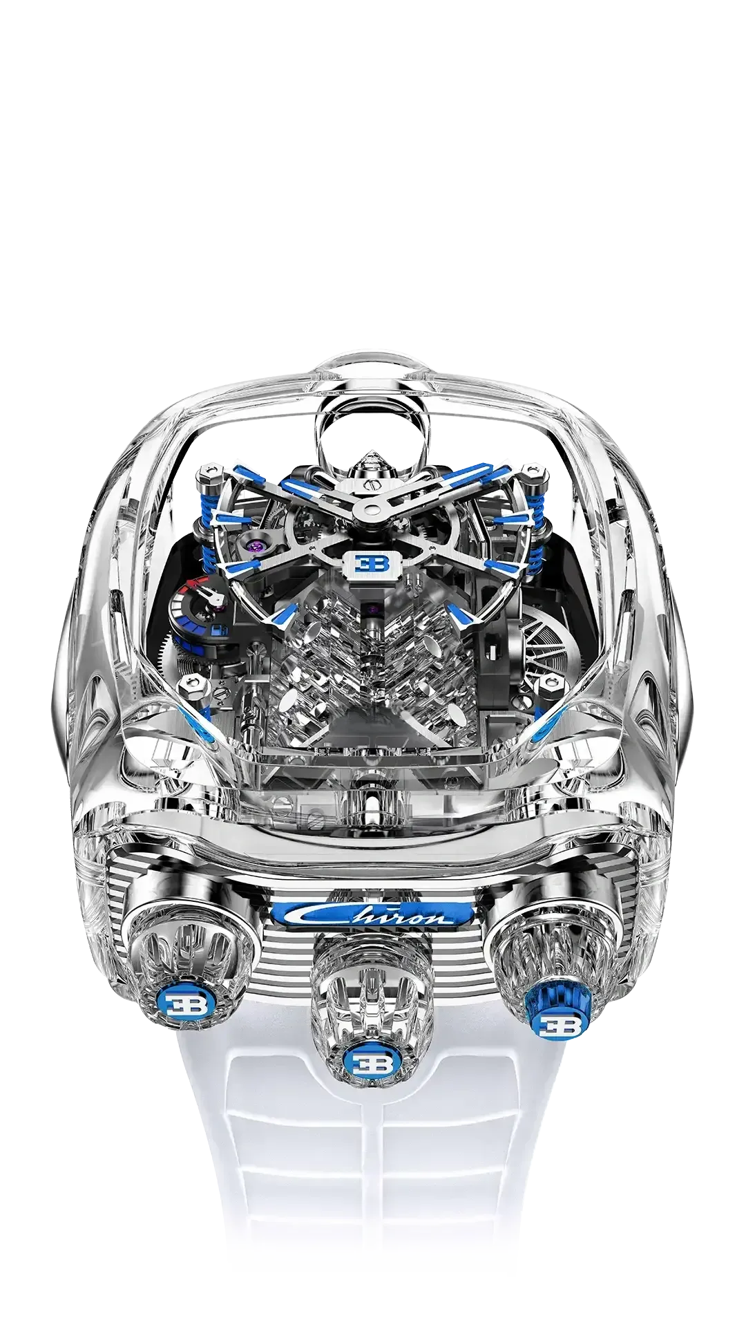 Bugatti Chiron Tourbillon Sapphire Crystal |  Clear