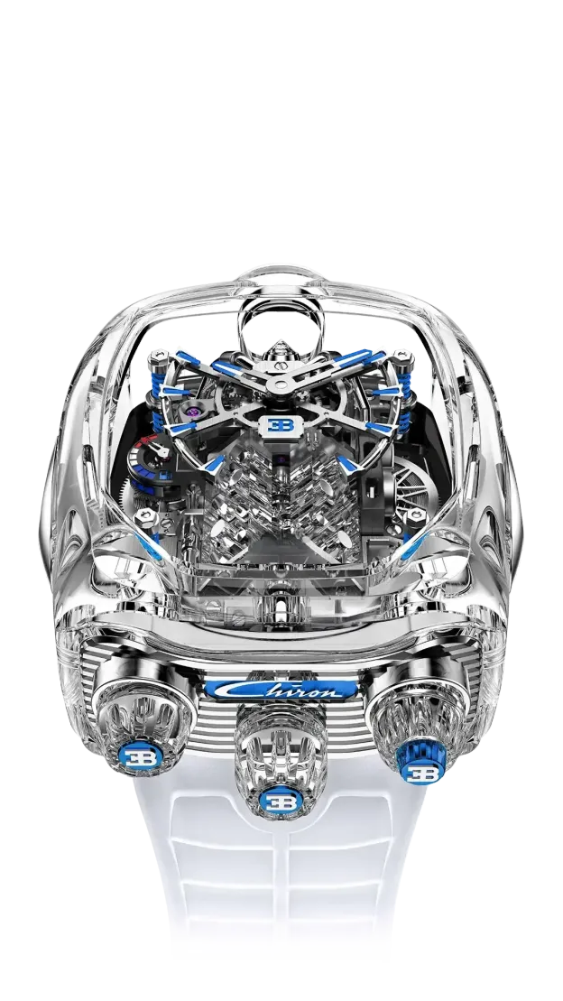 Bugatti Chiron Tourbillon Sapphire Crystal |  Clear