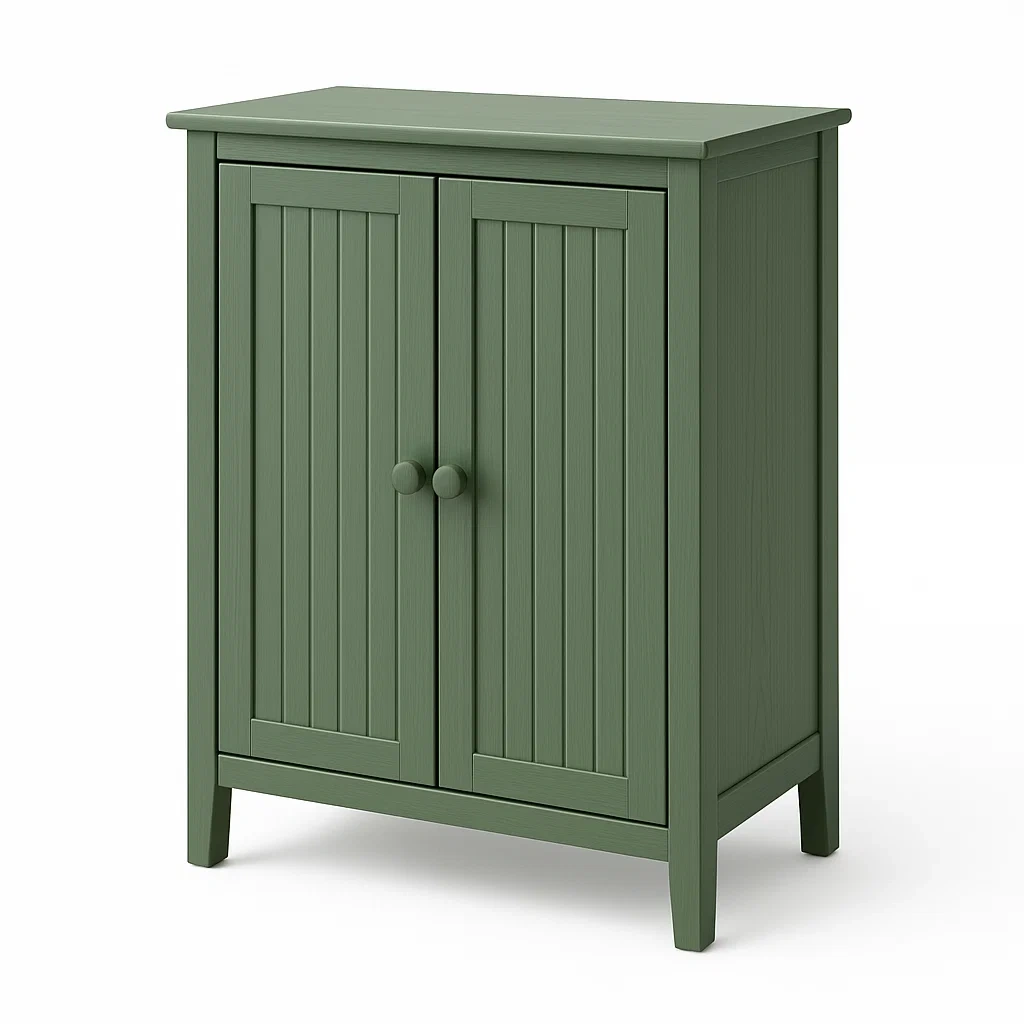 Armoire de rangement en bois Vert 80x60x30 cm-LUXFUR NITA