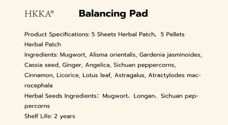 HKKA Herbal Balance Patch