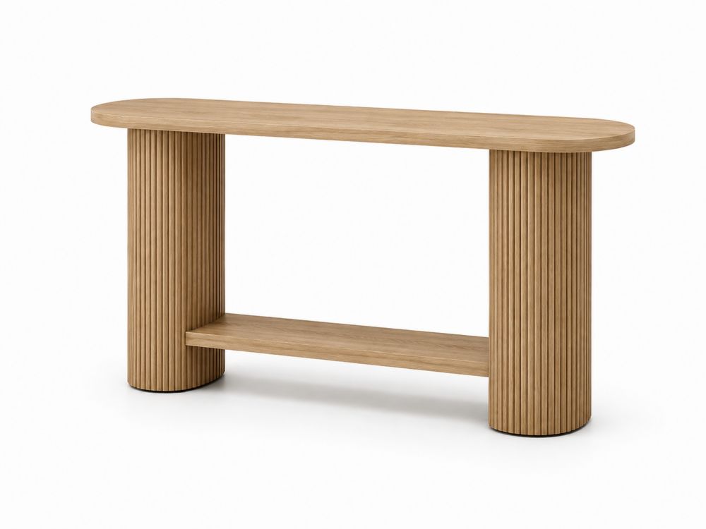 Consolle in legno di quercia 130cm