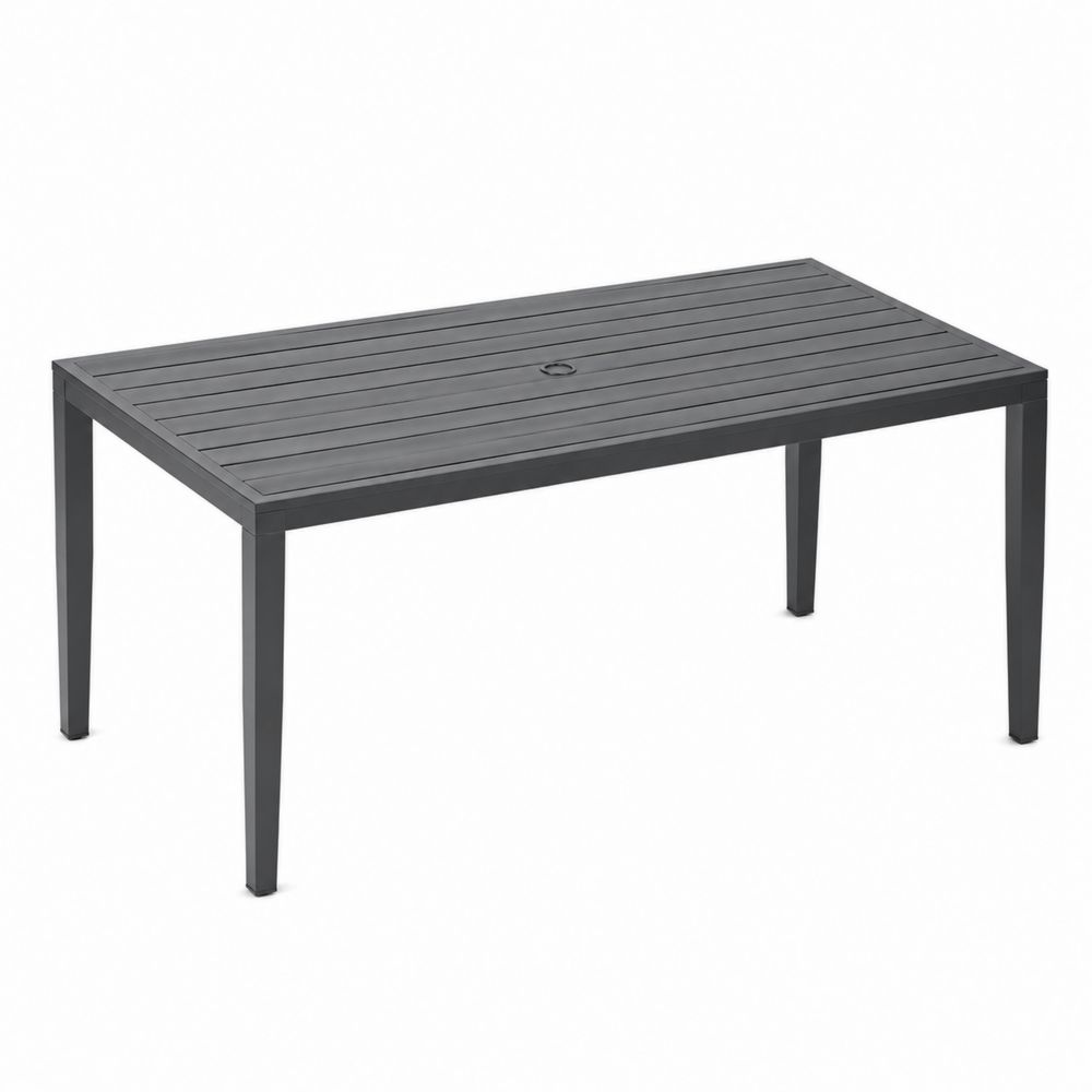 Stół ogrodowy prostokątny 150 cm aluminium