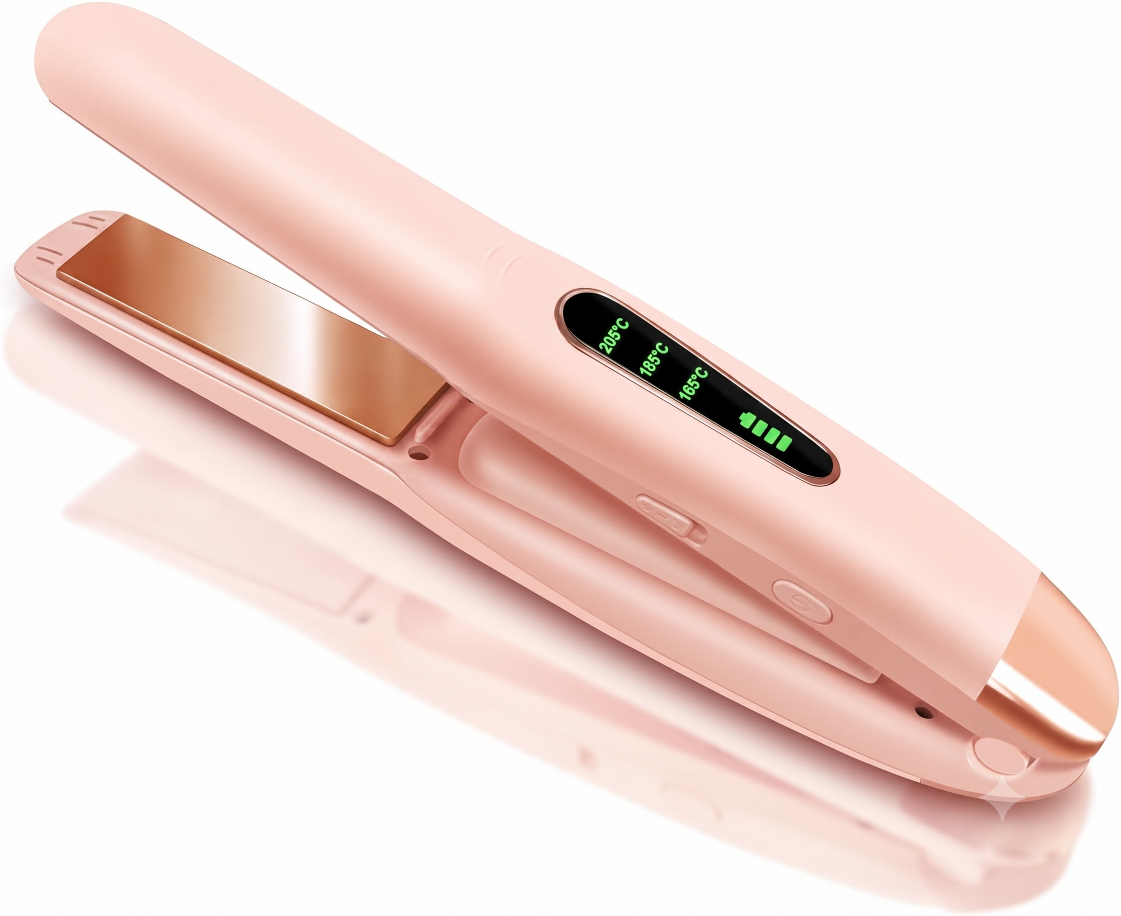 Cordless 2-in-1 Hair Straightener & Curling Wand