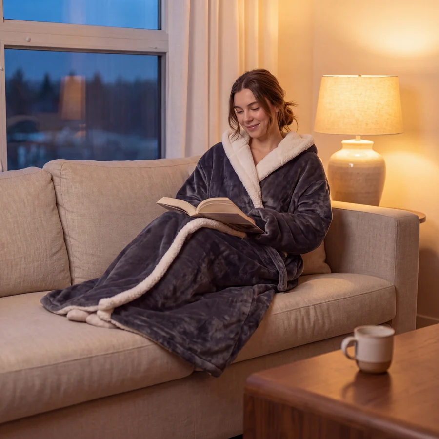 Cozy Heated Home Robe