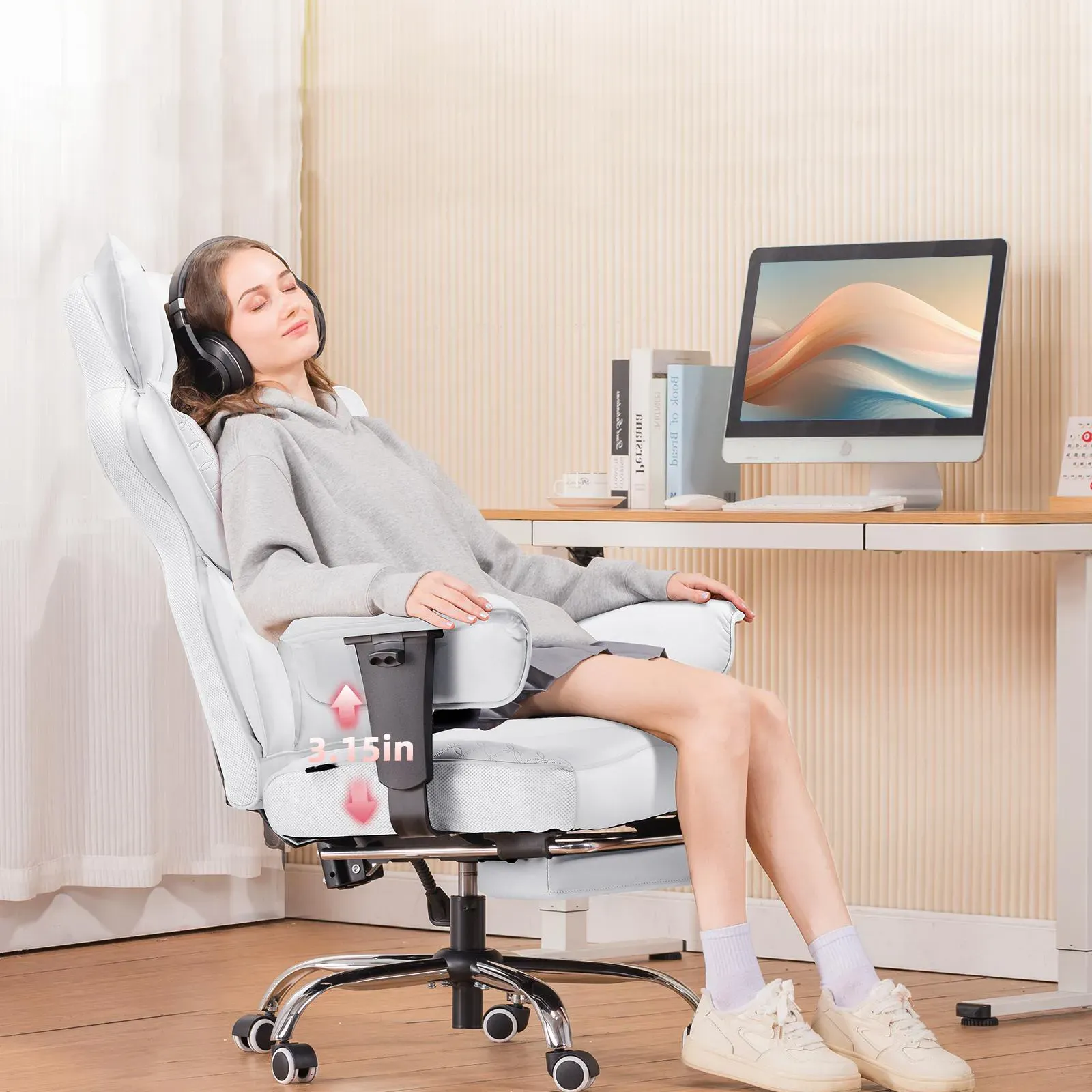90 to 150 Degree Smooth Recline