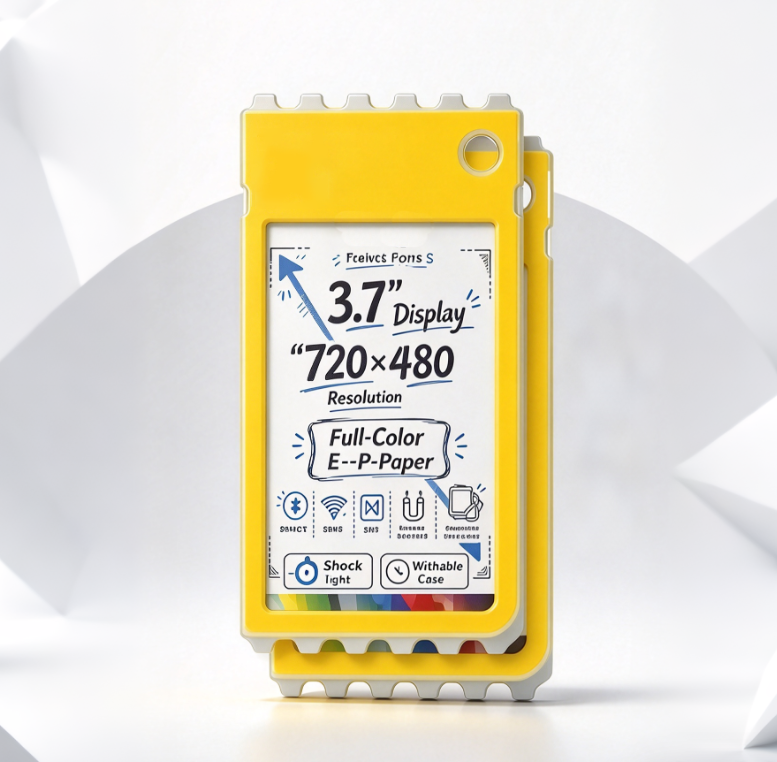A Customizable Clip-On Color E-Paper Card