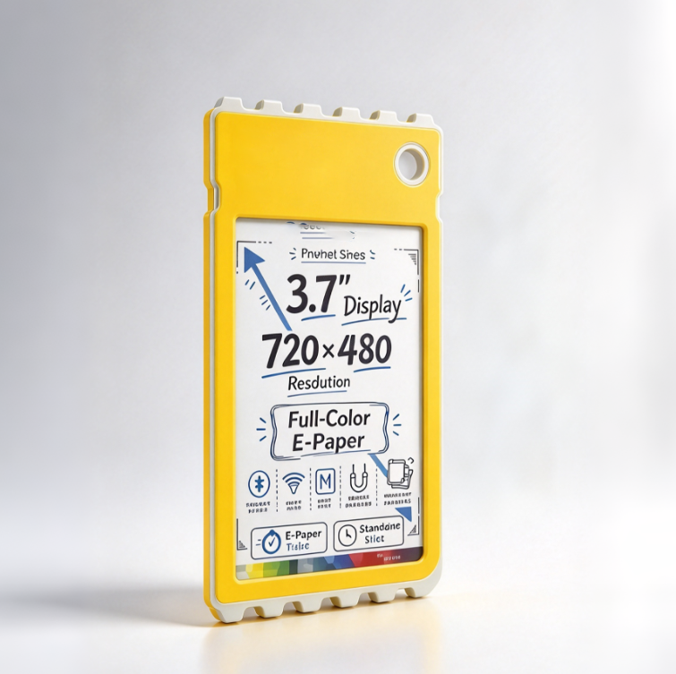 A Customizable Clip-On Color E-Paper Card