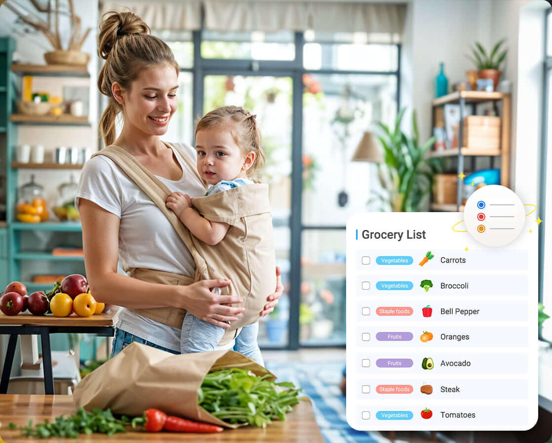 Apolosign digital calendar with custom family to-do lists