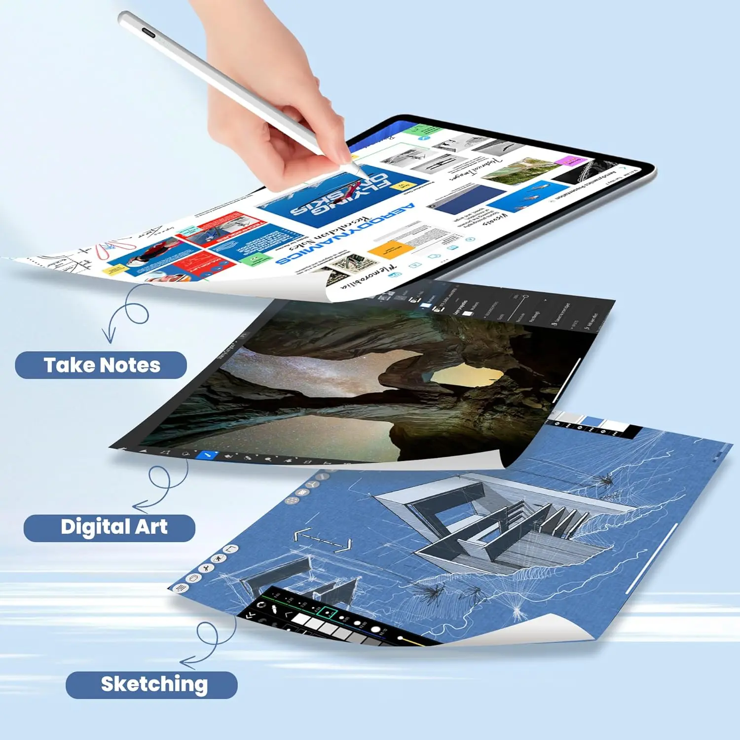 Stylus Pen for iPad A16 10th Gen