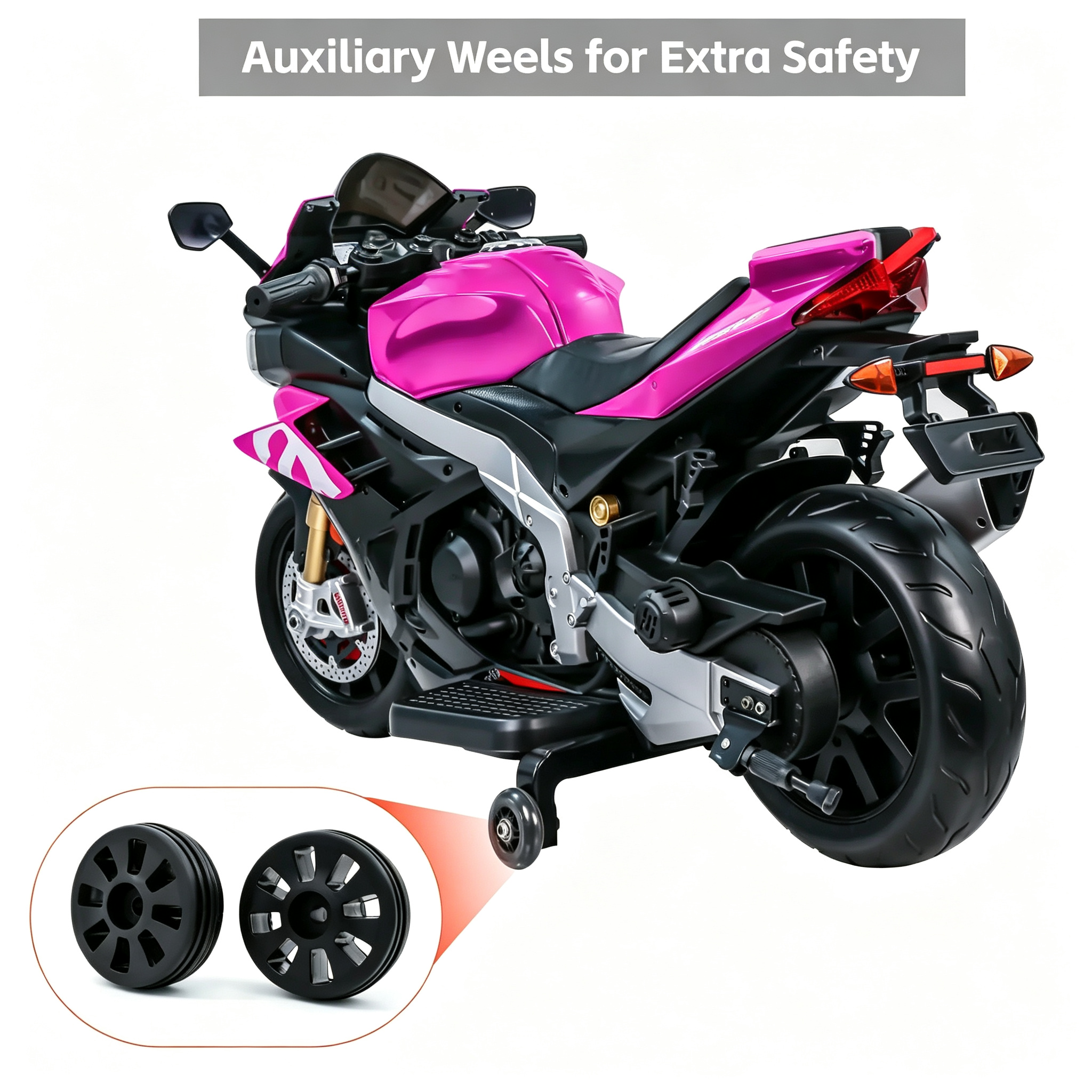 Electric Motorcycle for Kids with Long Battery Life