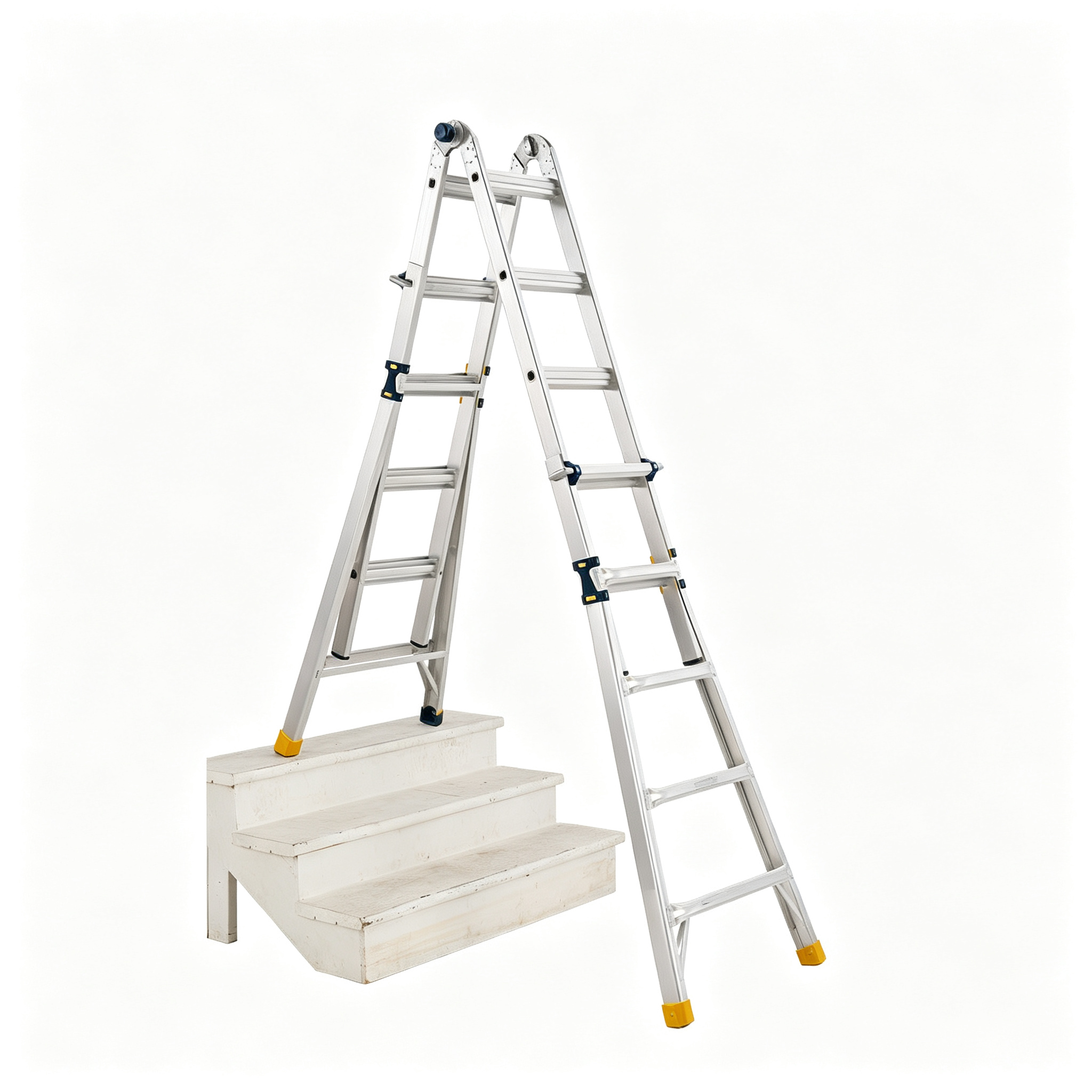 Gorilla Multi-Position Pro Ladder, 375 lb. Type IAA Duty Rating with Built-In Hands-Free Leveling