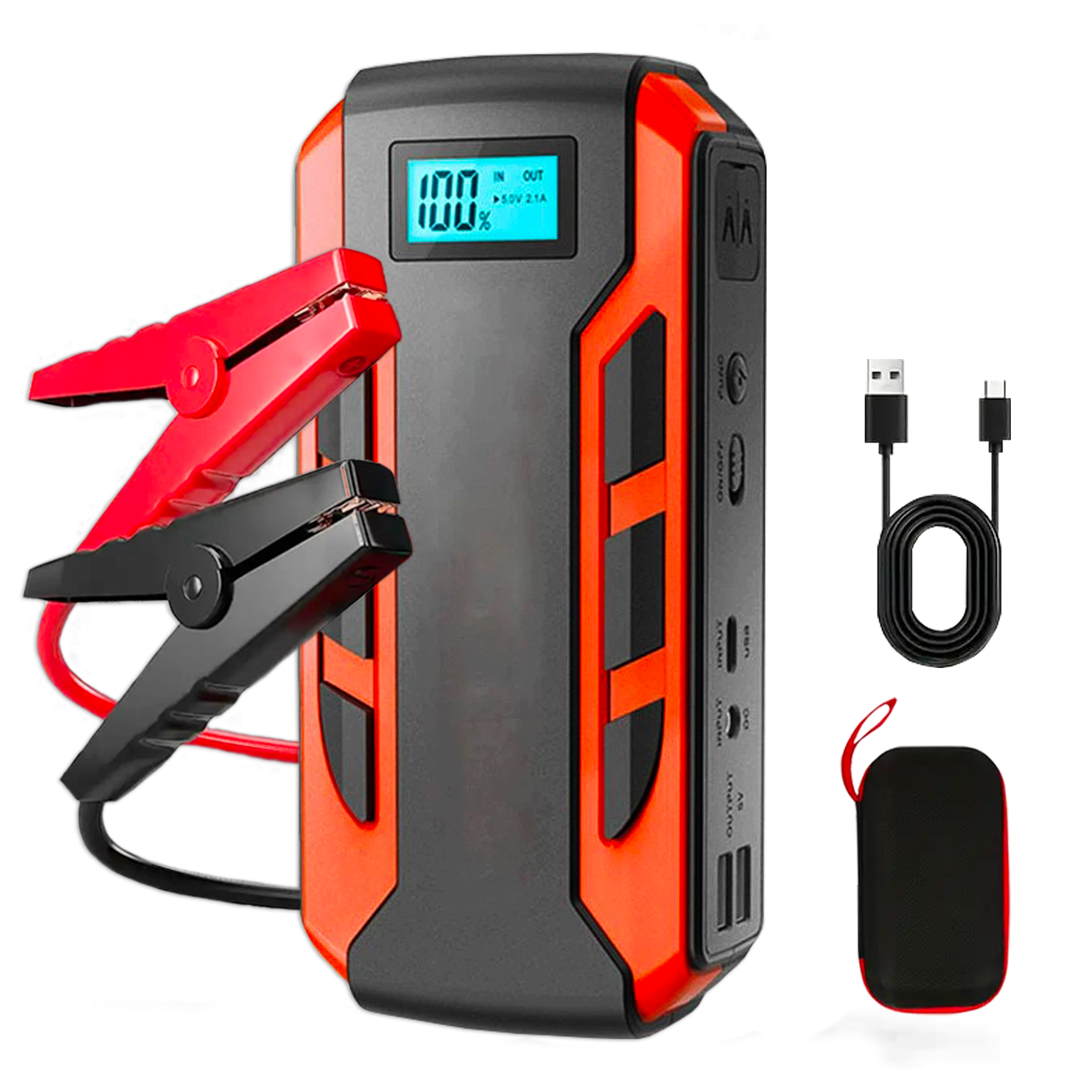 A10 Portable Jump Starter with LED & USB