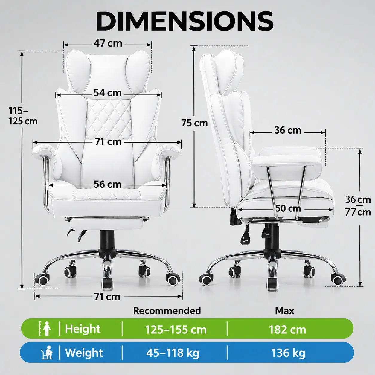 CloudRest Precise Dimensions