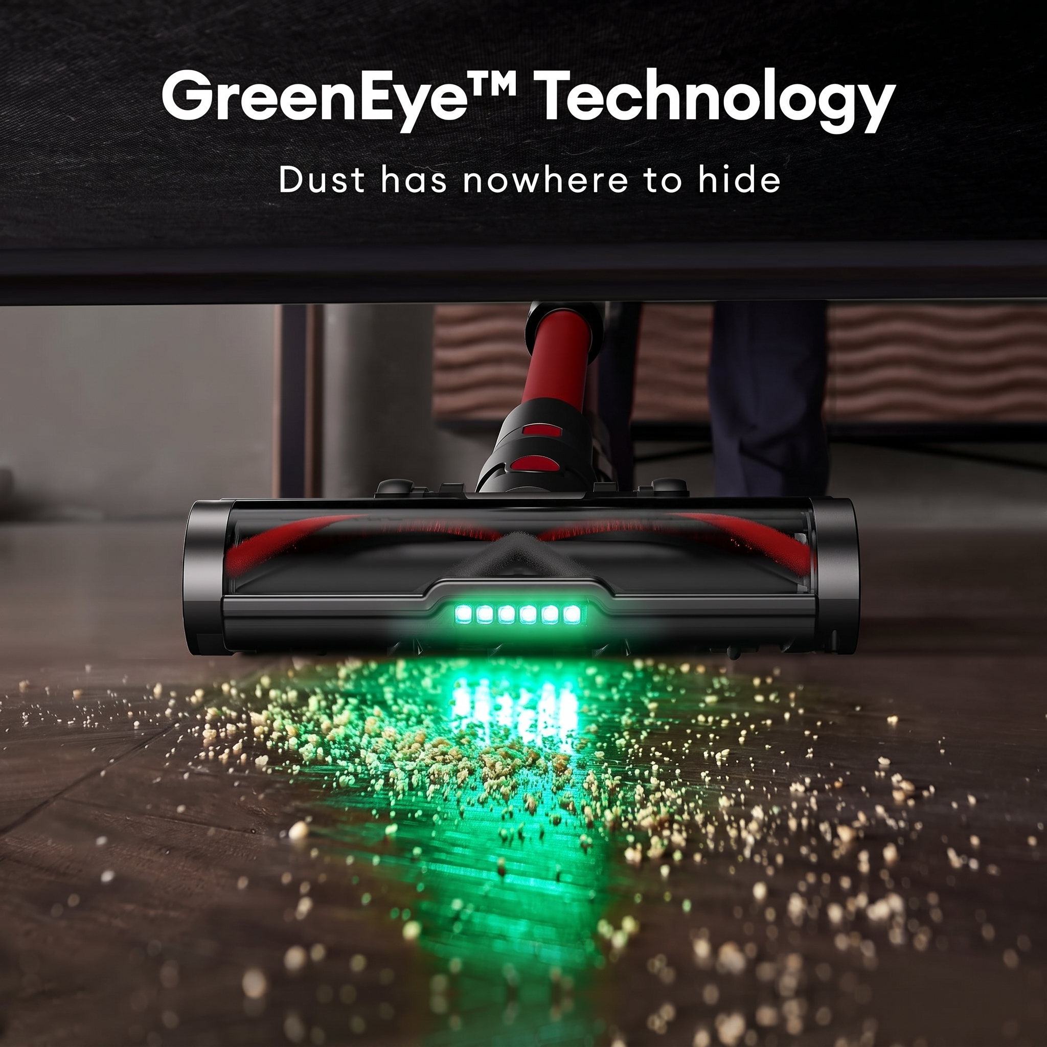 Cordless Vacuum Cleaner, 600W 55Kpa 60Mins Vacuum Cleaners for Home