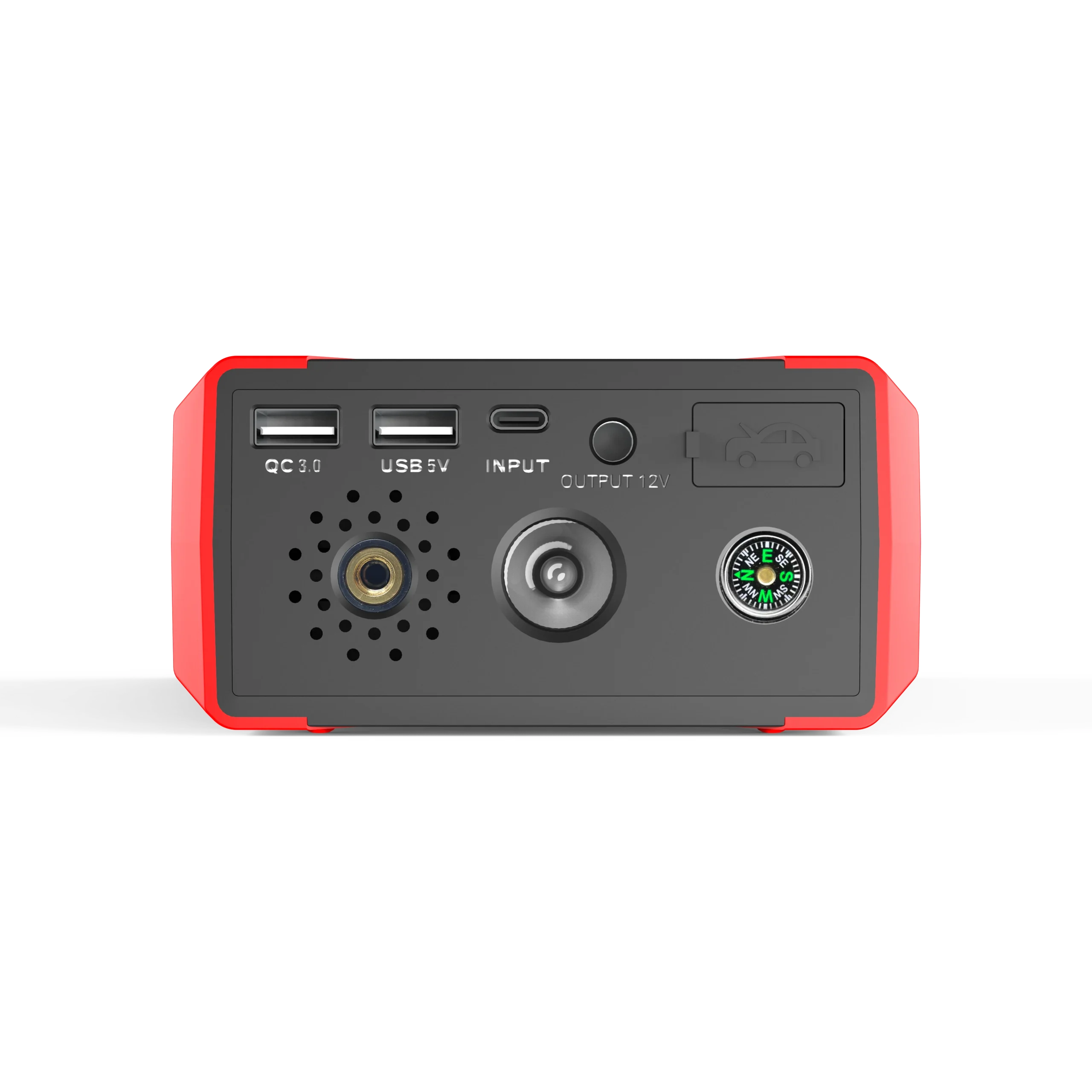 12V Emergency Jump Starter with Air Compressor & LED Light | GEHOPOW