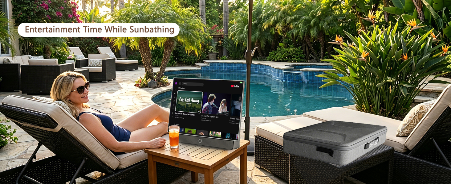 Entertainment Time While Sunbathing